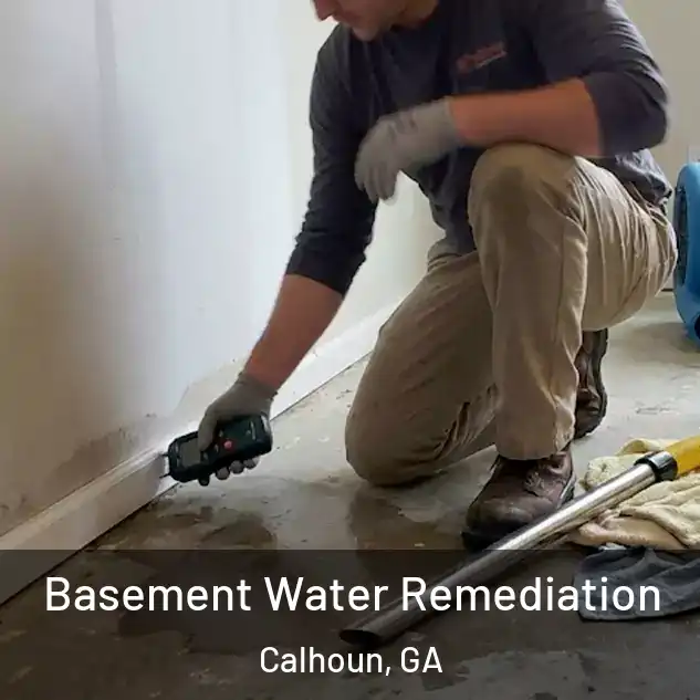  Basement Water Remediation Calhoun, GA