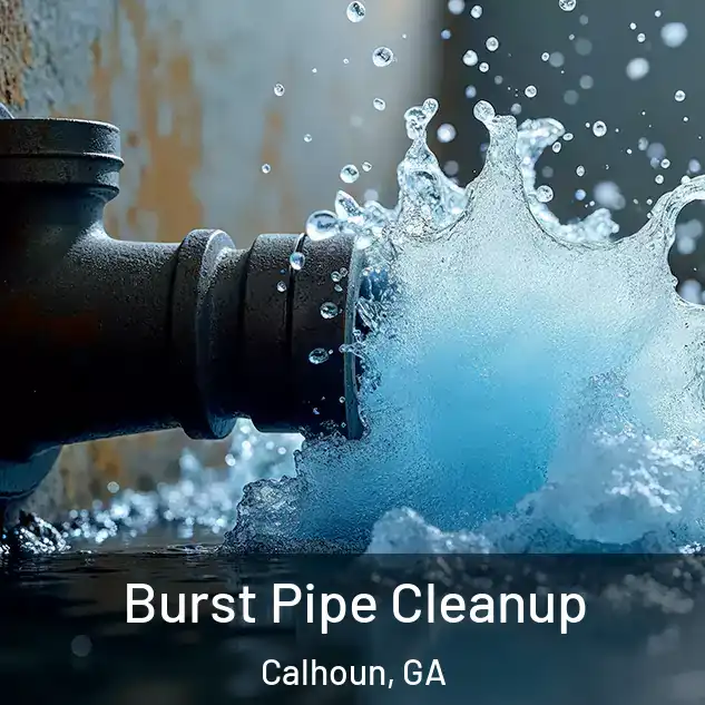  Burst Pipe Cleanup Calhoun, GA