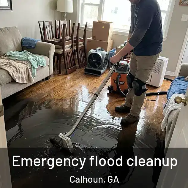  Emergency flood cleanup Calhoun, GA