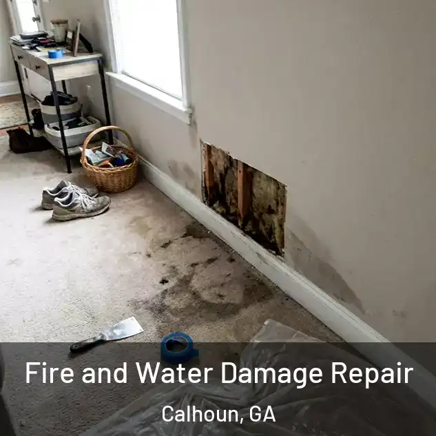  Fire and Water Damage Repair Calhoun, GA