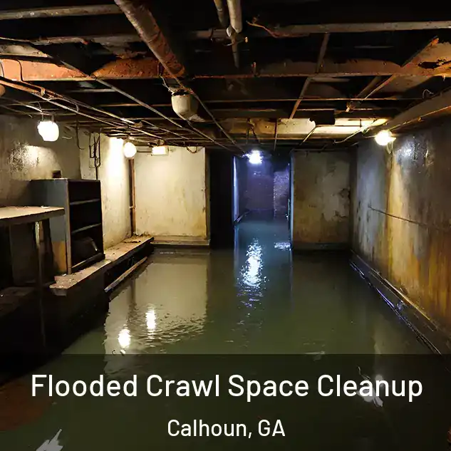  Flooded Crawl Space Cleanup Calhoun, GA
