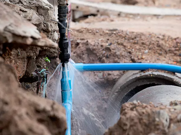 Burst Pipe Cleanup in Calhoun