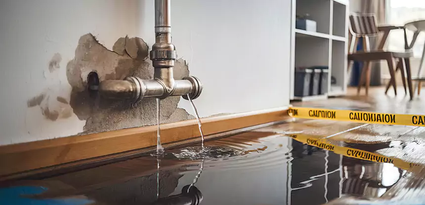 Burst Pipe Cleanup in Calhoun