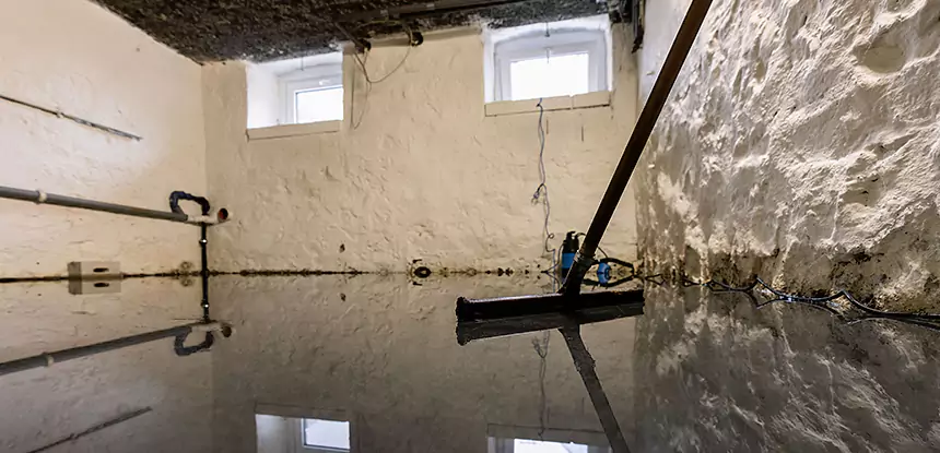 Basement Water Cleanup in Calhoun