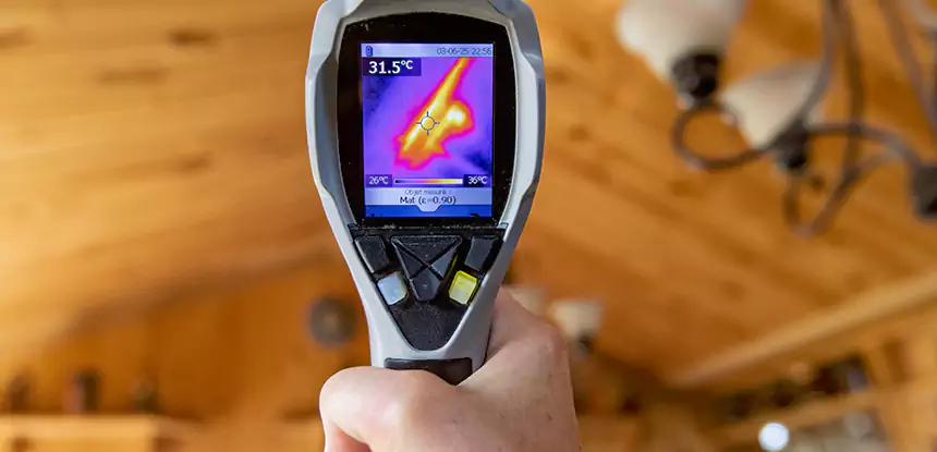 Infrared Camera Roof Leak Detection in Calhoun