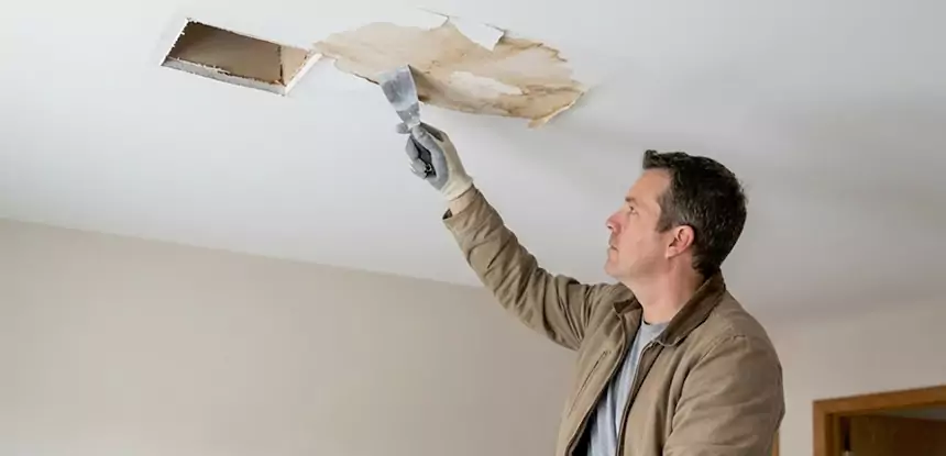 Dry Ceiling After Water Leak in Calhoun