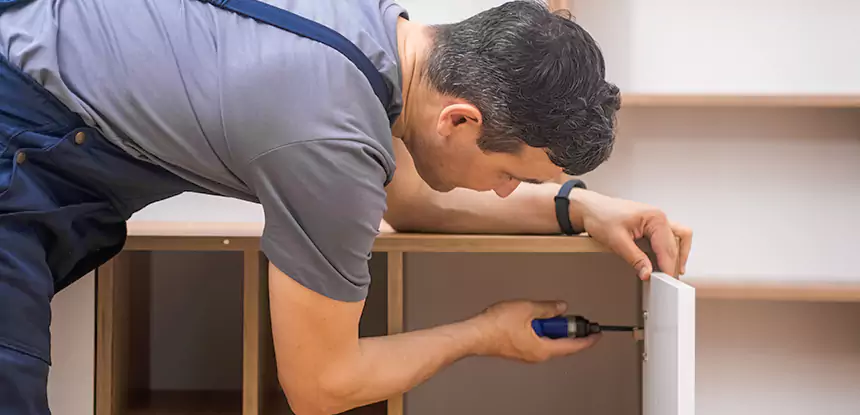 Water Damaged Cabinet Repair in Calhoun