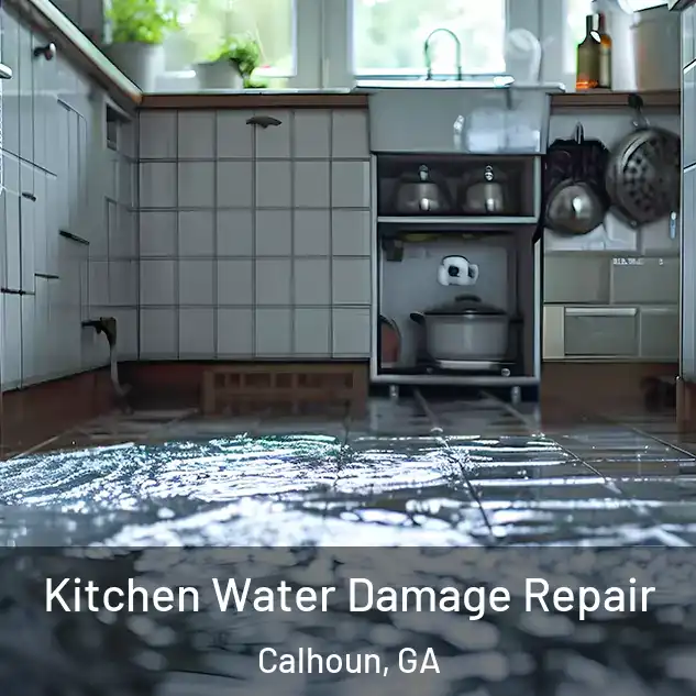  Kitchen Water Damage Repair Calhoun, GA