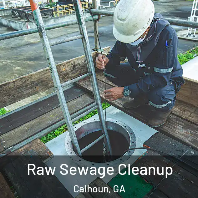  Raw Sewage Cleanup Calhoun, GA