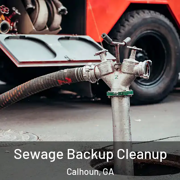  Sewage Backup Cleanup Calhoun, GA