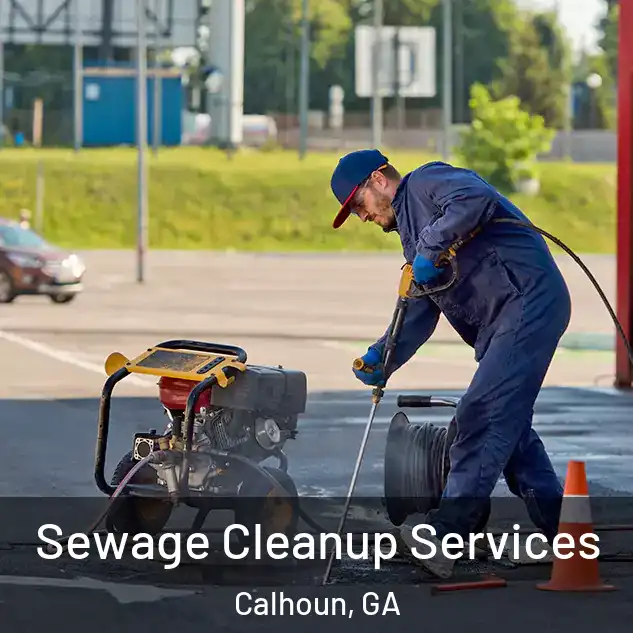  Sewage Cleanup Services Calhoun, GA
