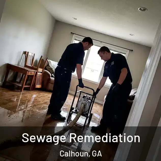  Sewage Remediation Calhoun, GA
